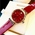  Shop Authentic Versace Greca Meander Red Dial Red Leather Strap Watch for Women - VELW00320 - Luxxuri