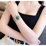  Shop Authentic Versace Greca Green Dial Silver Steel Strap Watch for Women - VEVH00720 - Luxxuri