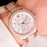  Shop Authentic Michael Kors Tibby Multifunction Rose Gold Dial Rose Gold Steel Strap Watch For Women - MK6928 - Luxxuri