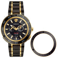  Shop Authentic Versace V Extreme Pro Two Tone Dial Stainless Steel Strap Watch for Men - VCN040017 - Luxxuri