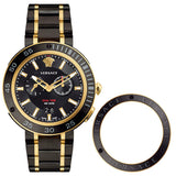  Shop Authentic Versace V Extreme Pro Two Tone Dial Stainless Steel Strap Watch for Men - VCN040017 - Luxxuri