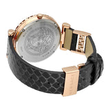  Shop Authentic Versace Palazzo Empire Greca Black Dial Black Leather Strap Watch for Women - VEDV00719 - Luxxuri
