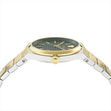  Shop Authentic Versace V-Auria Quartz Green Dial Two Tone Steel Strap Watch for Men - VE0F00425 - Luxxuri