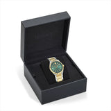  Shop Authentic Versace V-Auria Quartz Green Dial Two Tone Steel Strap Watch for Men - VE0F00425 - Luxxuri