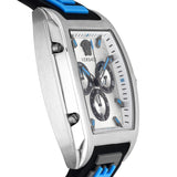  Shop Authentic Versace Dominus Chronograph Silver Dial Black Rubber Strap Watch For Men - VE6H00123 - Luxxuri