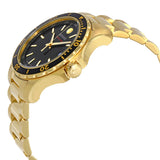  Shop Authentic Movado Series 800 Black Dial Gold Steel Strap Watch For Men - 2600145 - Luxxuri
