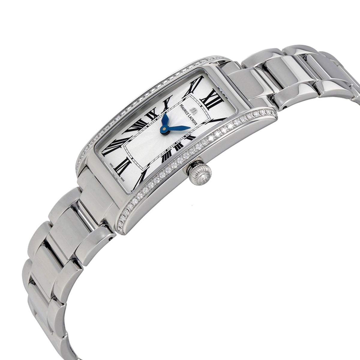  Shop Authentic Maurice Lacroix Fiaba Diamonds White Dial Silver Steel Strap Watch for Women - FA2164-SD532-118 - Luxxuri