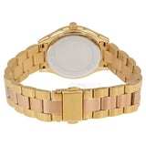  Shop Authentic Michael Kors Mini Slim Runway Rose Gold Dial Two Tone Steel Strap Watch for Women - MK3650 - Luxxuri