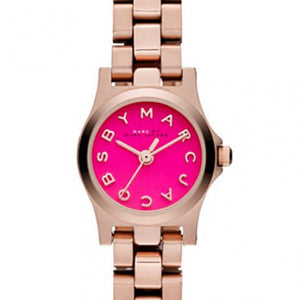  Shop Authentic Marc Jacobs Henry Dinky Pink Dial Rose Gold Steel Strap Watch for Women - MBM3203 - Luxxuri