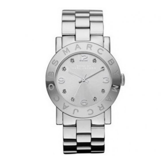  Shop Authentic Marc Jacobs Amy Silver Dial Silver Steel Strap Watch for Women - MBM3181 - Luxxuri