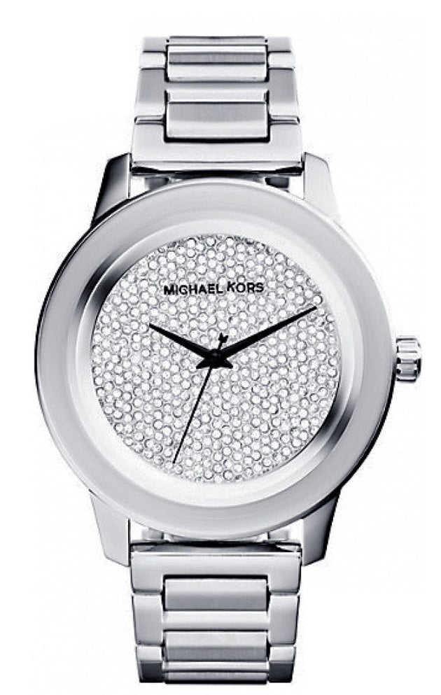  Shop Authentic Michael Kors Kinley Diamond Pave Silver Dial Silver Steel Strap Watch for Women - MK5996 - Luxxuri