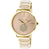  Shop Authentic Michael Kors Portia Rose Gold Dial Two Tone Steel Strap Watch for Women - MK3706 - Luxxuri