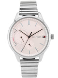  Shop Authentic Tommy Hilfiger Brooke Pink Dial Silver Steel Strap Watch for Women - 1782020 - Luxxuri