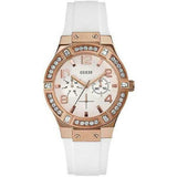  Shop Authentic Guess Diamonds White Dial White Rubber Strap Watch For Women - W0426L1 - Luxxuri