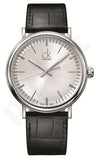  Shop Authentic Calvin Klein Surround Silver Dial Black Leather Strap Watch for Men - K3W211C6 - Luxxuri