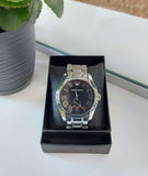  Shop Authentic Emporio Armani Valente Black Dial Silver Steel Strap Watch For Men - AR0680 - Luxxuri