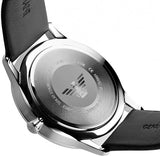  Shop Authentic Emporio Armani Giovanni Analog Black Dial Black Leather Strap Watch For Men - AR11210 - Luxxuri
