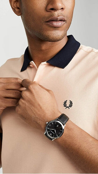  Shop Authentic Emporio Armani Giovanni Analog Black Dial Black Leather Strap Watch For Men - AR11210 - Luxxuri