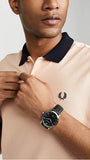  Shop Authentic Emporio Armani Giovanni Analog Black Dial Black Leather Strap Watch For Men - AR11210 - Luxxuri