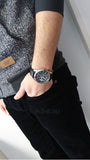  Shop Authentic Guess Exec Chronograph Quartz Black Dial Black Leather Strap Watch for Men - W0076G1 - Luxxuri