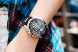  Shop Authentic Guess Intrepid Chronograph Black Dial Two Tone Steel Strap Watch for Men - W0167G1 - Luxxuri
