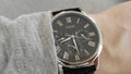  Shop Authentic Guess Wafer Analog Black Dial Black Leather Strap Watch For Men - W70016G1 - Luxxuri