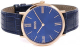  Shop Authentic Hugo Boss Jackson Blue Dial Black Leather Strap Watch for Men - 1513371 - Luxxuri