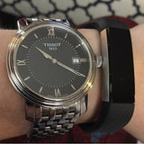  Shop Authentic Tissot T Classic Bridgeport Black Dial Silver Steel Strap Watch For Men - T097.410.11.058.00 - Luxxuri
