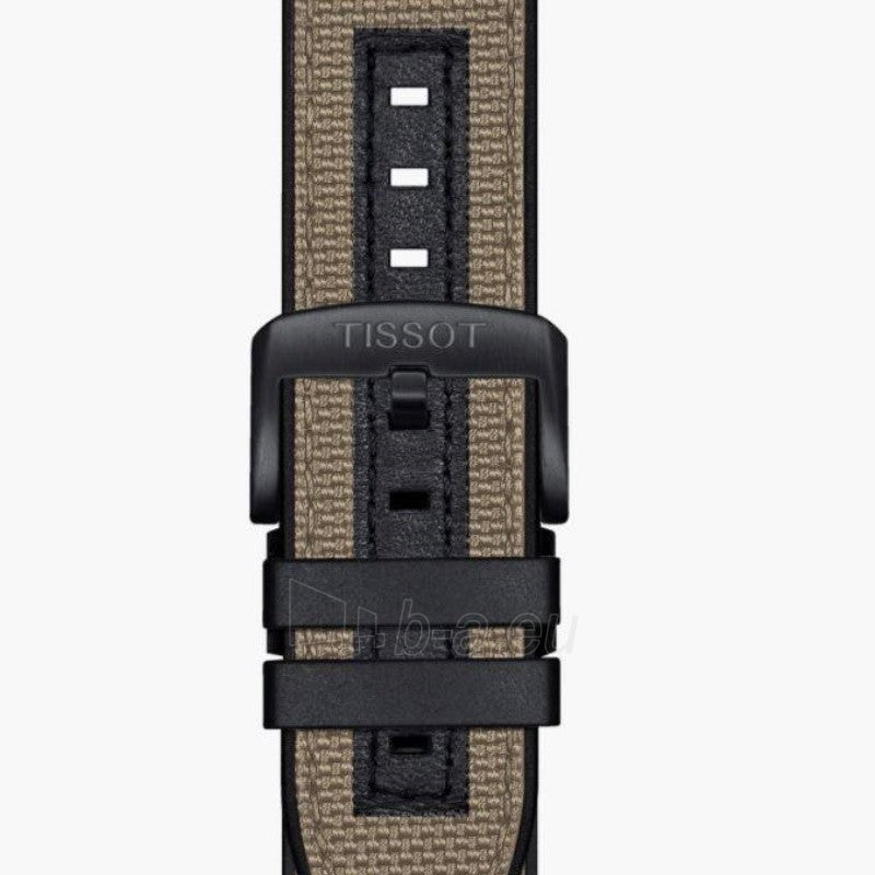  Shop Authentic Tissot Supersport Chrono Black Dial Beige Nylon Strap Watch For Men - T125.617.37.051.01 - Luxxuri