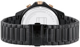  Shop Authentic Tommy Hilfiger Aiden Chronograph Black Dial Black Steel Strap Watch For Men - 1791858 - Luxxuri