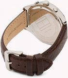  Shop Authentic Tommy Hilfiger Gavin Chronograph White Dial Brown Leather Strap Watch for Men - 1791467 - Luxxuri