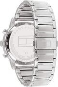 Tommy Hilfiger Kane Blue Dial Silver Steel Strap Watch for Men - 1710401