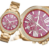  Shop Authentic Michael Kors Wren Purple Dial Gold Steel Strap Watch for Women - MK6290 - Luxxuri