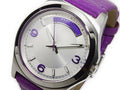  Shop Authentic Marc Jacobs Baby Dave Silver Dial Purple Leather Strap Watch for Women - MBM1262 - Luxxuri