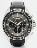  Shop Authentic Hugo Boss Contemporary Sport Driver Black Dial Black Leather Strap Watch for Men - 1513085 - Luxxuri