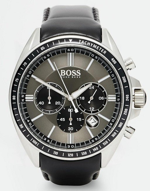 Shop Authentic Hugo Boss Contemporary Sport Driver Black Dial Black Leather Strap Watch for Men - 1513085 - Luxxuri