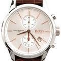  Shop Authentic Hugo Boss Jet White Dial Brown Leather Strap Watch for Men - 1513280 - Luxxuri