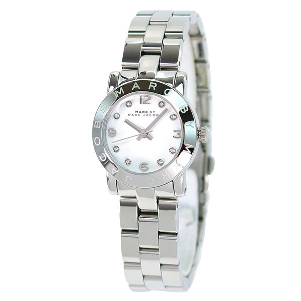  Shop Authentic Marc Jacobs Mini Amy White Dial Silver Steel Strap Watch for Women - MBM3055 - Luxxuri