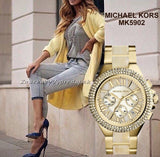  Shop Authentic Michael Kors Camille Gold Dial Gold Steel Strap Watch for Women - MK5902 - Luxxuri