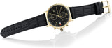  Shop Authentic Tommy Hilfiger Daniel Black Dial Black Leather Strap Watch for Men - 1710417 - Luxxuri