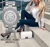  Shop Authentic Michael Kors Runway Chronograph Quartz Silver Dial Silver Steel Strap Watch For Women - MK5574 - Luxxuri