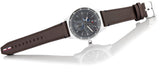  Shop Authentic Tommy Hilfiger Austin Grey Dial Brown Leather Strap Watch for Men - 1791637 - Luxxuri