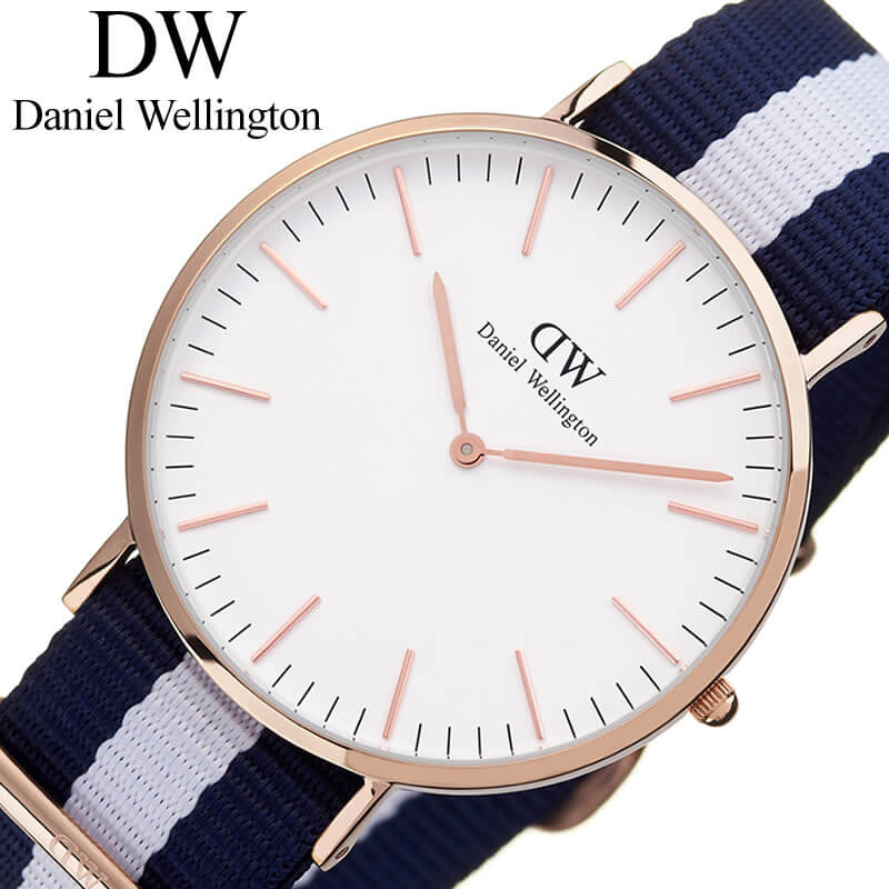  Shop Authentic Daniel Wellington Classic Glasgow White Dial Two Tone NATO Strap Watch for Men - DW00100004 - Luxxuri