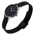  Shop Authentic Daniel Wellington Petite Ashfield Black Dial Black Mesh Strap Watch For Women - DW00100246 - Luxxuri