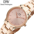  Shop Authentic Daniel Wellington Iconic Link Unitone Rose Gold Dial Rose Gold Steel Strap Watch For Women - DW00100401 - Luxxuri