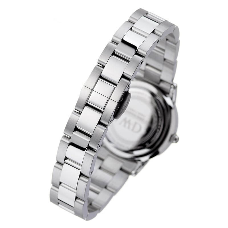  Shop Authentic Daniel Wellington Iconic Link Unitone Silver Dial Silver Steel Strap Watch For Women - DW00100402 - Luxxuri