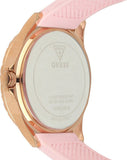  Shop Authentic Guess Sparkling Diamonds Pink Dial Pink Rubber Strap Watch for Women - W0032L9 - Luxxuri