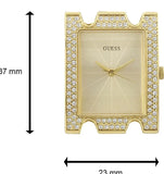  Shop Authentic Guess MOD Heavy Metal Diamonds Gold Dial Gold Steel Strap Watch for Women - W0072L1 - Luxxuri