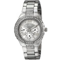  Shop Authentic Guess Viva Quartz Silver Dial Silver Steel Strap Watch For Women - W0111l1 - Luxxuri