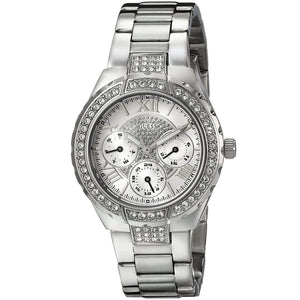  Shop Authentic Guess Viva Quartz Silver Dial Silver Steel Strap Watch For Women - W0111l1 - Luxxuri